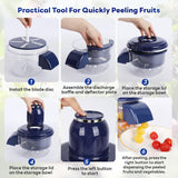 🍇⚡ Electric Fruit Peeling Machine – Automatic Grape, Tomato & Garlic Peeler